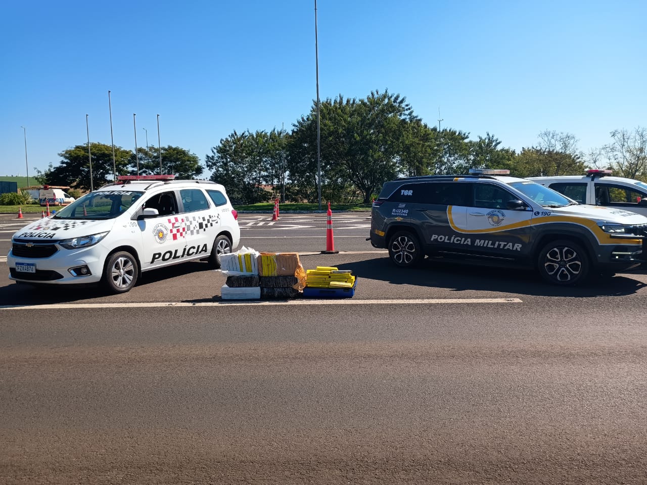 Polícia Rodoviária apreende 177 kg de maconha e prende traficante em Santa Cruz do Rio Pardo